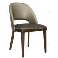 Nordic army green leather Fenice dining chairs